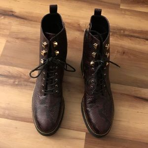MICHAEL KORS combat boots